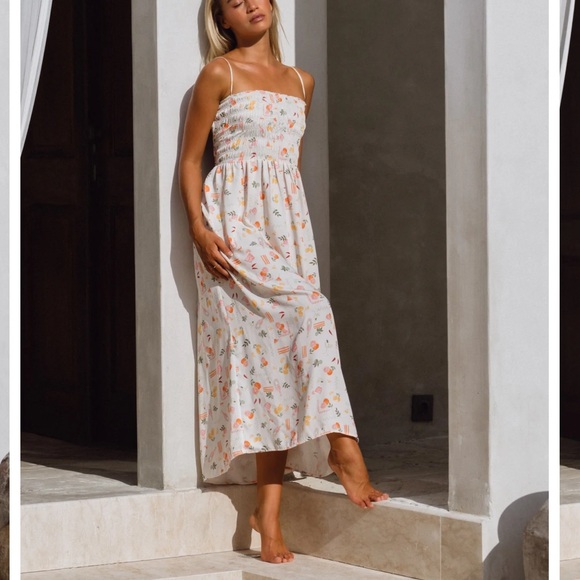 RESA CAROLINE MIDI DRESS IN APERITIVO - Picture 1 of 9